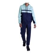 Blauwe Hooded Jogging Set Zelma Sergio Tacchini , Blue , Heren