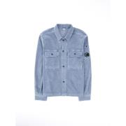 Vintage Corduroy Overshirt C.p. Company , Blue , Heren