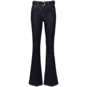 Blauwe Flared Jeans Liu Jo , Blue , Dames