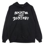 Skate Destroy Hoodie Zwart/Wit Thrasher , Black , Unisex