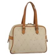 Pre-owned Canvas handbags Burberry Vintage , Beige , Dames