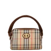 Pre-owned Canvas handbags Burberry Vintage , Brown , Dames