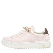 Pre-owned Canvas sneakers Louis Vuitton Vintage , Pink , Dames