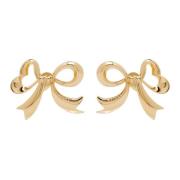 Gouden Strik Oorbellen Nina Ricci , Yellow , Dames