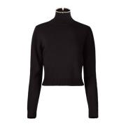 Zwarte Kralen Coltrui Nina Ricci , Black , Dames