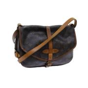 Pre-owned Coated canvas shoulder-bags Louis Vuitton Vintage , Brown , ...