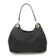 Pre-owned Nylon shoulder-bags Gucci Vintage , Black , Dames