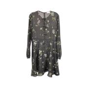 Pre-owned Silk dresses Valentino Vintage , Black , Dames