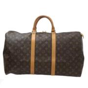 Pre-owned Canvas handbags Louis Vuitton Vintage , Brown , Dames