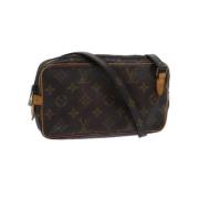 Pre-owned Coated canvas shoulder-bags Louis Vuitton Vintage , Brown , ...