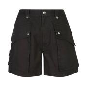 Zwarte Shorts Aw24 Dameskleding Isabel Marant Étoile , Black , Dames