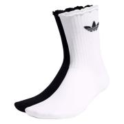 Ruffle Crew 2Pack Sokken Adidas , White , Dames