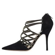 Pre-owned Suede heels Dior Vintage , Black , Dames