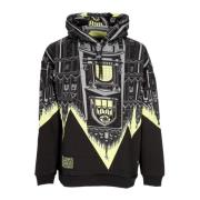 Milan Cathedral Print Hoodie Zwart/Limoen Dolly Noire , Multicolor , H...