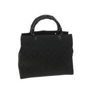 Pre-owned Canvas handbags Gucci Vintage , Black , Dames