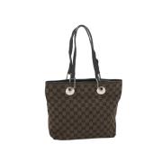 Pre-owned Canvas gucci-bags Gucci Vintage , Brown , Dames