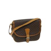 Pre-owned Leather celine-bags Celine Vintage , Brown , Dames