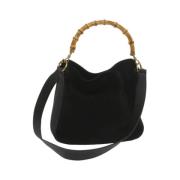 Pre-owned Suede gucci-bags Gucci Vintage , Black , Dames