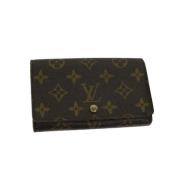 Pre-owned Coated canvas wallets Louis Vuitton Vintage , Brown , Dames