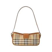 Pre-owned Fabric handbags Burberry Vintage , Brown , Dames