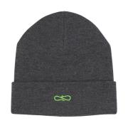 Logo Beanie Muts Grijs Propaganda , Gray , Heren