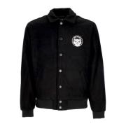 Varsity Jack Zwart Geborduurd Zachte Pasvorm Ripndip , Black , Heren