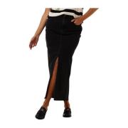 Zwarte Pencil Rok By-Bar , Black , Dames