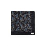 Donkerblauw Paisley Print Sjaal Part Two , Blue , Dames