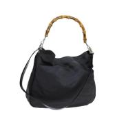 Pre-owned Nylon handbags Gucci Vintage , Gray , Dames