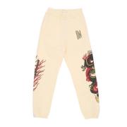 Draken Sweatpants Beige Fleece Trainingsbroek Dolly Noire , Beige , He...