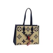 Pre-owned Canvas louis-vuitton-bags Louis Vuitton Vintage , Beige , Da...