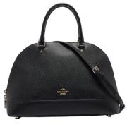 Pre-owned Leather handbags Coach Pre-owned , Black , Dames