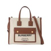 Pre-owned Cotton totes Burberry Vintage , Beige , Dames