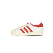 Vintage Lage Top Sneaker Rood/Wit Adidas , White , Heren