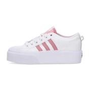 Platform Lage Schoen met Cloud White/Super Pop/Core Black Adidas , Whi...