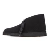 Zwarte Suède Heren Lifestyle Schoen Clarks , Black , Heren