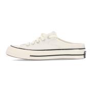 Canvas Mule Sneakers met Vetersluiting Converse , Beige , Dames