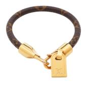 Pre-owned Canvas bracelets Louis Vuitton Vintage , Brown , Dames