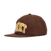 Platte klep pet Arc 5 panel Market , Brown , Heren