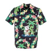 Aloha Nerm Korte Mouw Overhemd Zwart Ripndip , Multicolor , Heren