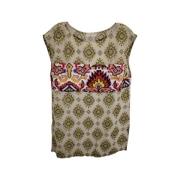 Pre-owned Top Dries van Noten Pre-owned , Multicolor , Dames