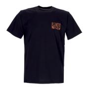 Heren Rood Blauw Zwart T-shirt Dolly Noire , Black , Heren