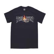 Zwarte Cop Car Tee Korte Mouw Thrasher , Black , Heren