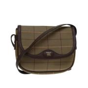 Pre-owned Cotton shoulder-bags Burberry Vintage , Beige , Dames