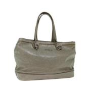 Pre-owned Leather celine-bags Celine Vintage , Gray , Dames