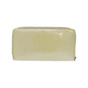 Pre-owned Leather wallets Louis Vuitton Vintage , White , Dames