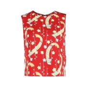 Pre-owned Top Yves Saint Laurent Vintage , Red , Dames