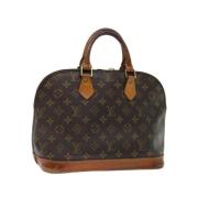 Pre-owned Canvas handbags Louis Vuitton Vintage , Brown , Dames