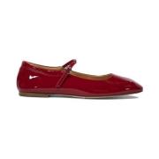 Rode Uma Ballet Flats aeyde , Red , Dames