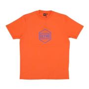 Klassieke Logo Tee Oranje T-shirt Dolly Noire , Orange , Heren